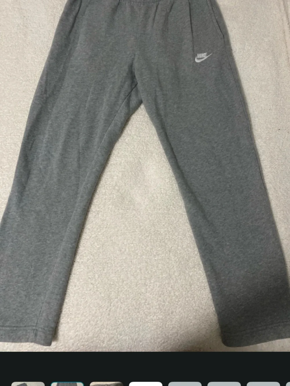 Nike Grey Fleece Jogger Sweatpants